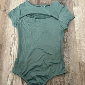 Rue21 Teal Short Sleeve Bodysuit